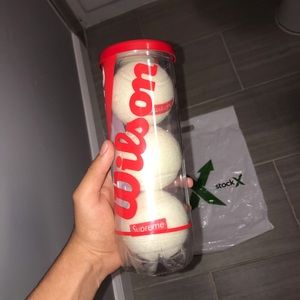 Supreme x Wilson tennis balls